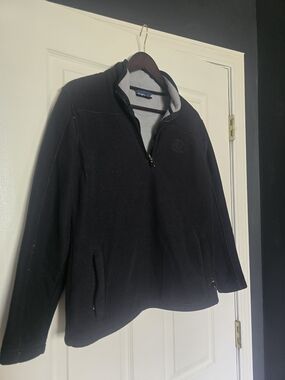Men's Black Half-Zip Sweater - Classic Casual